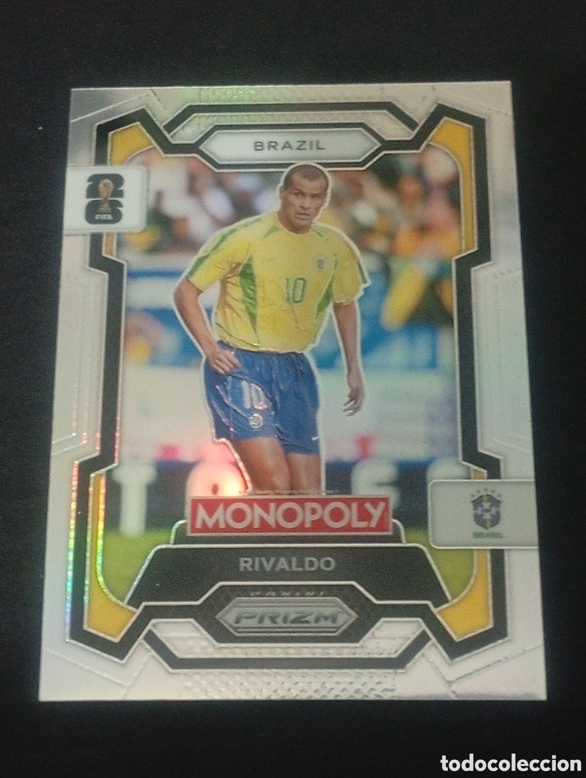 Cromos de f&uacute;tbol: 21 prizm paralela silver RIVALDO BRASIL MONOPOLY FIFA 2026 WORLD CUP MUNDIAL ADRENALYN BARCELONA