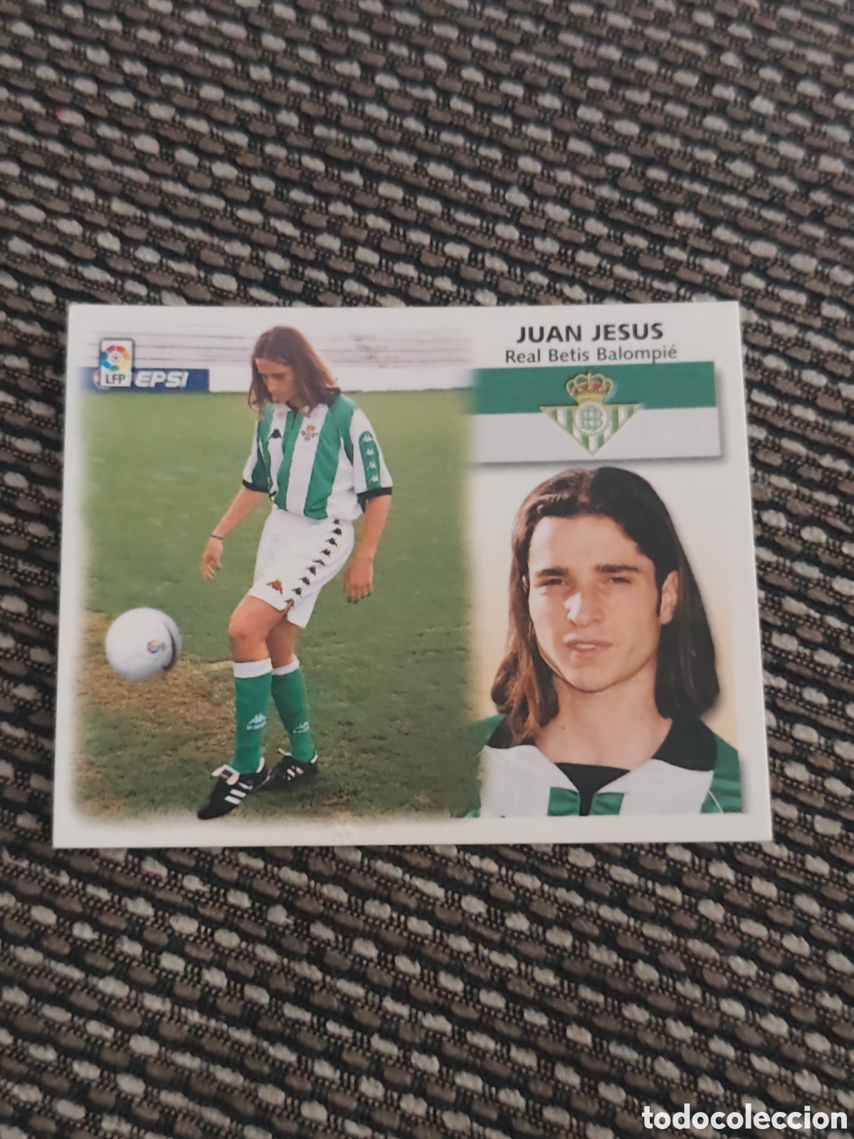 Cromos de f&uacute;tbol: COLOCA JUAN JES&Uacute;S REAL BETIS EDICIONES ESTE 1999 2000