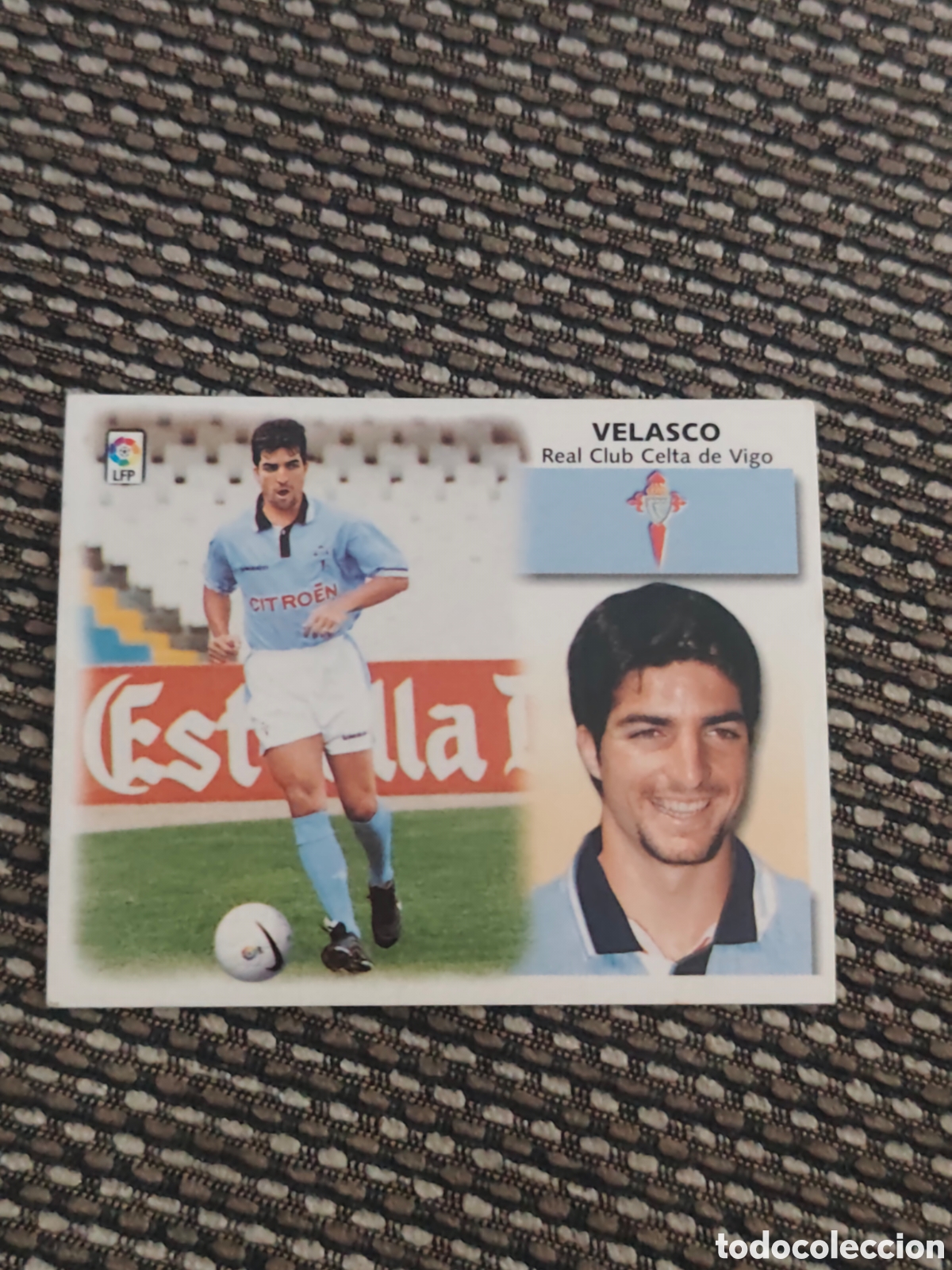 Cromos de f&uacute;tbol: COLOCA VELASCO CELTA DE VIGO EDICIONES ESTE 1999 2000