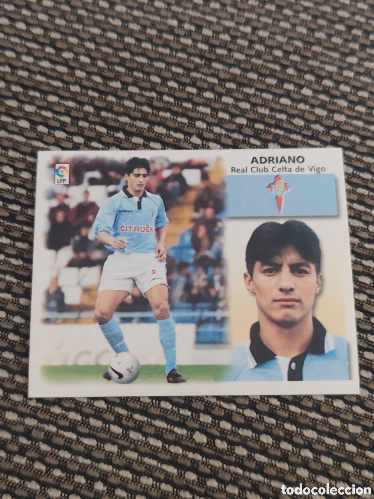 Cromos de f&uacute;tbol: COLOCA ADRIANO CELTA DE VIGO EDICIONES ESTE 1999 2000
