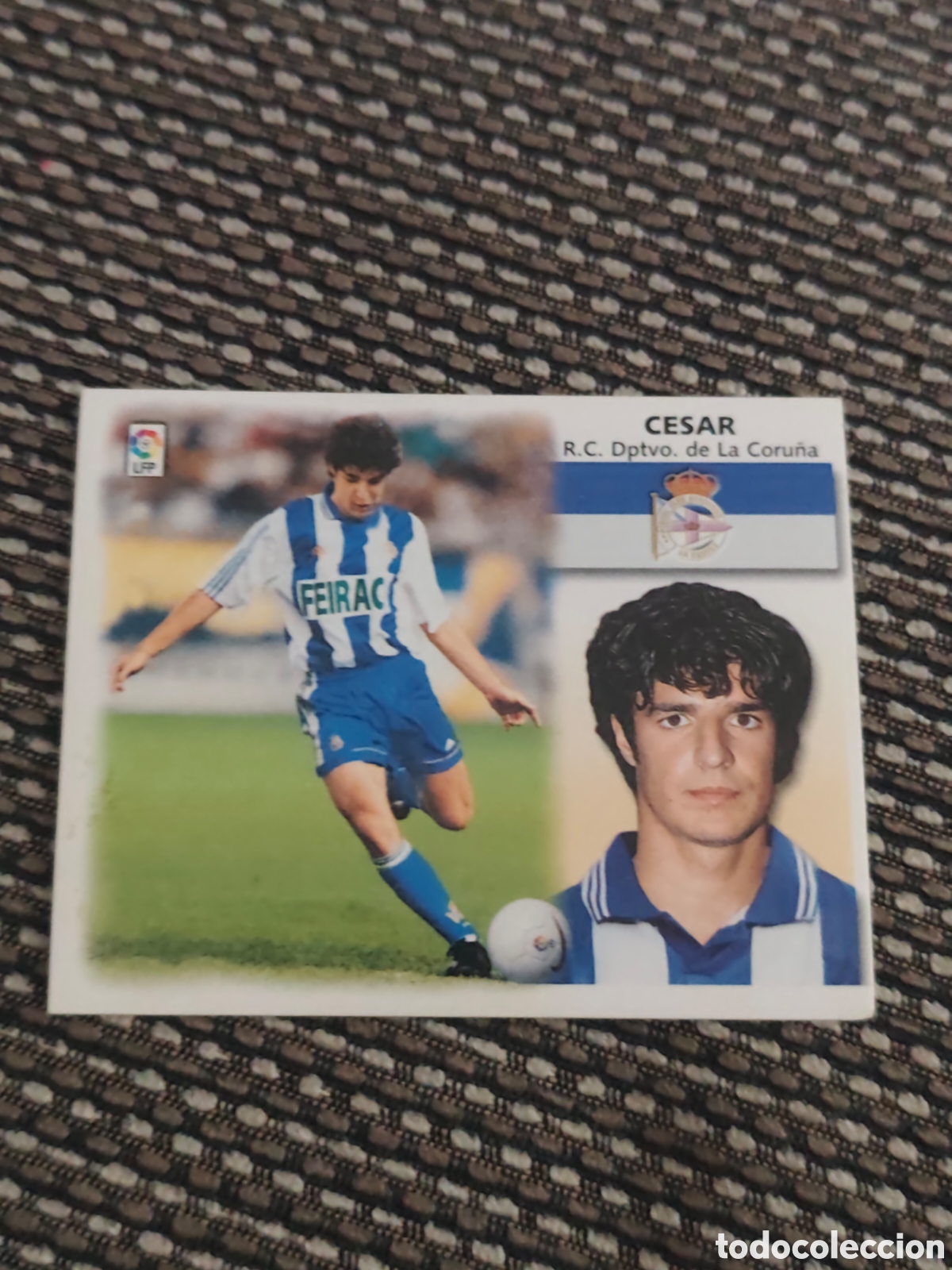 Cromos de f&uacute;tbol: COLOCA C&Eacute;SAR DEPORTIVO EDICIONES ESTE 1999 2000