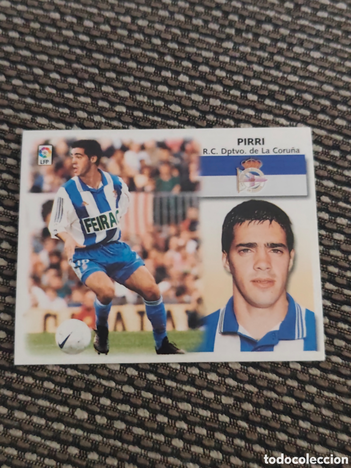 Cromos de f&uacute;tbol: COLOCA PIRRI DEPORTIVO EDICIONES ESTE 1999 2000