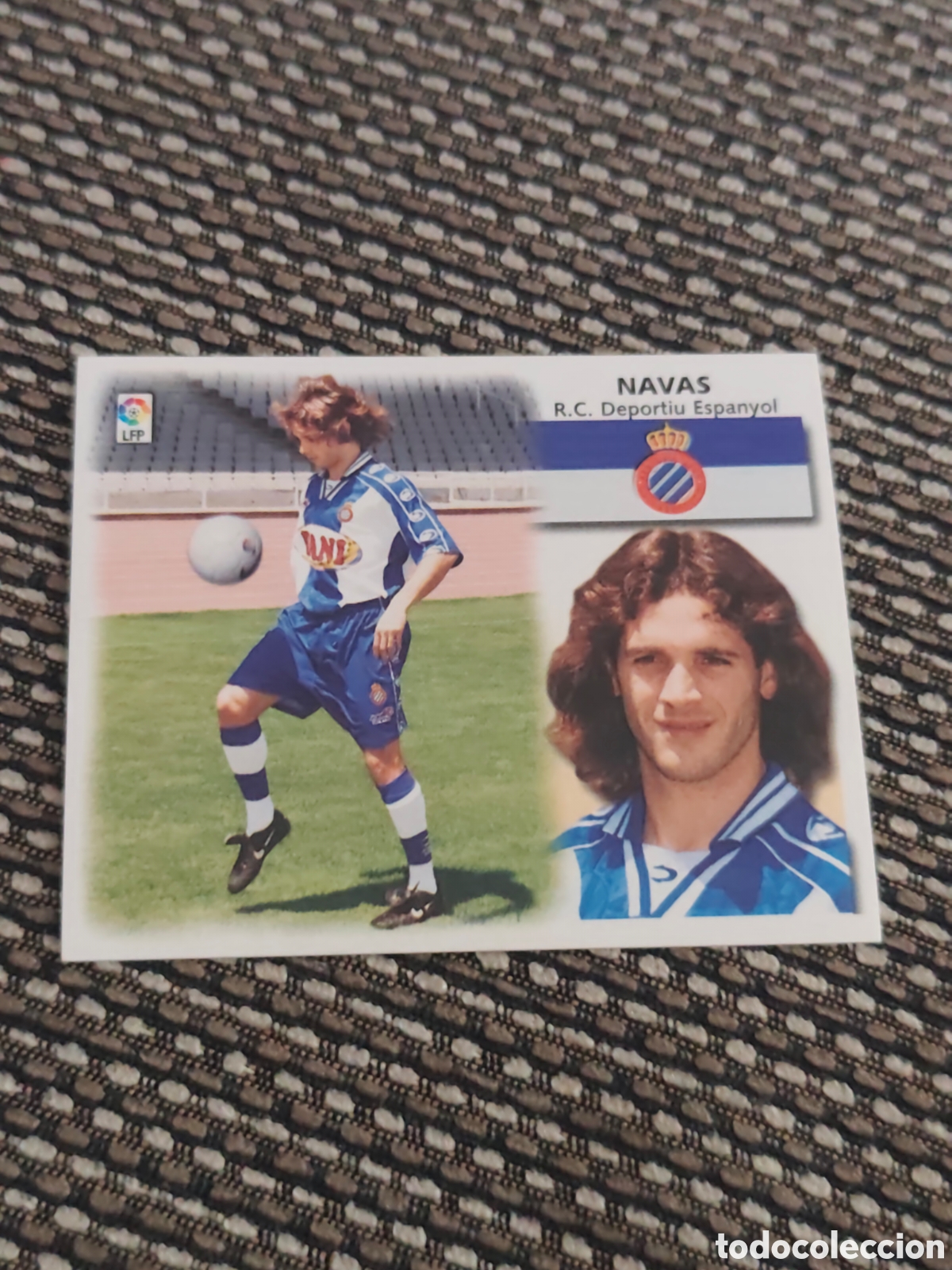 Cromos de f&uacute;tbol: COLOCA NAVAS ESPANYOL EDICIONES ESTE 1999 2000