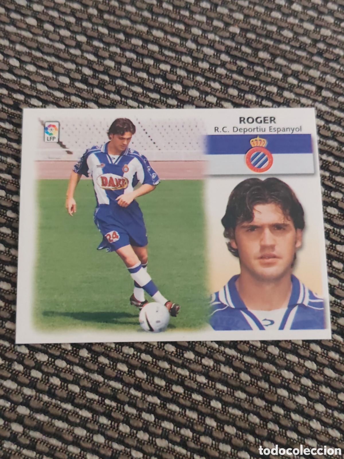 Cromos de f&uacute;tbol: COLOCA ROGER ESPANYOL EDICIONES ESTE 1999 2000