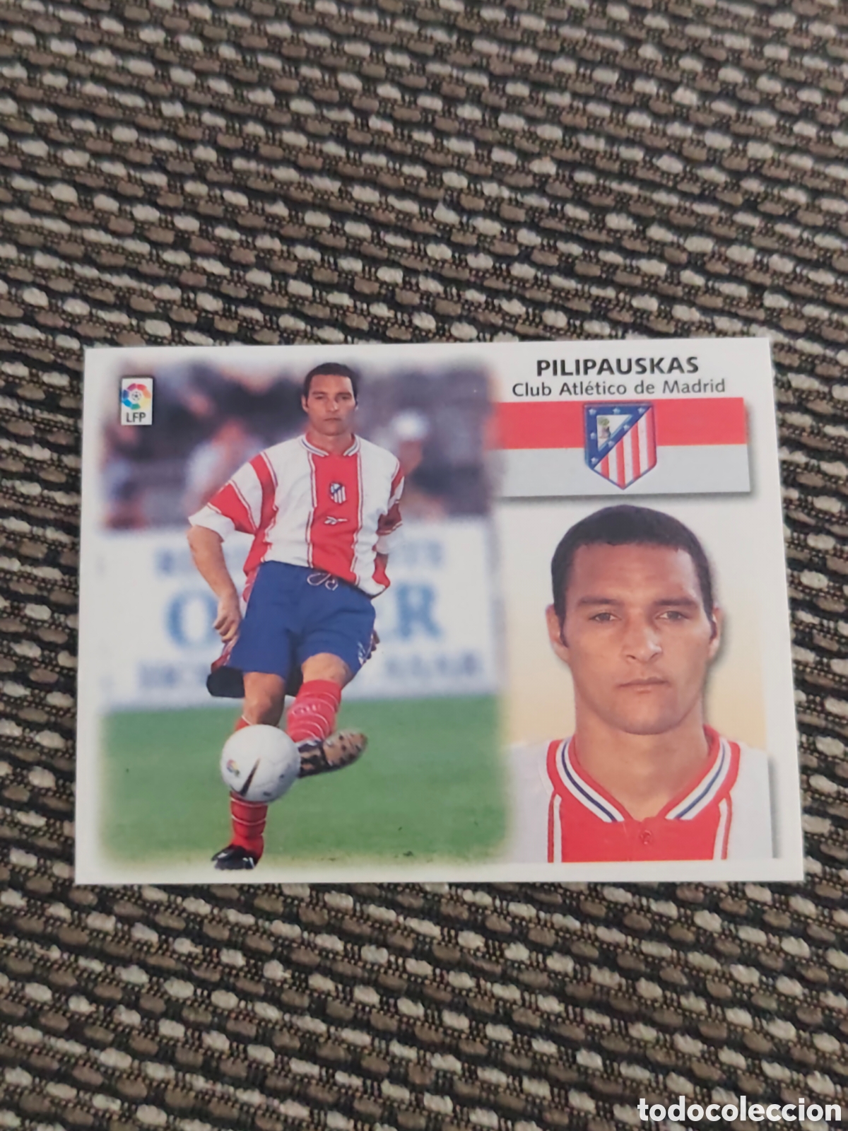 Cromos de f&uacute;tbol: COLOCA PILIPAUSKAS ATL&Eacute;TICO MADRID EDICIONES ESTE 1999 2000