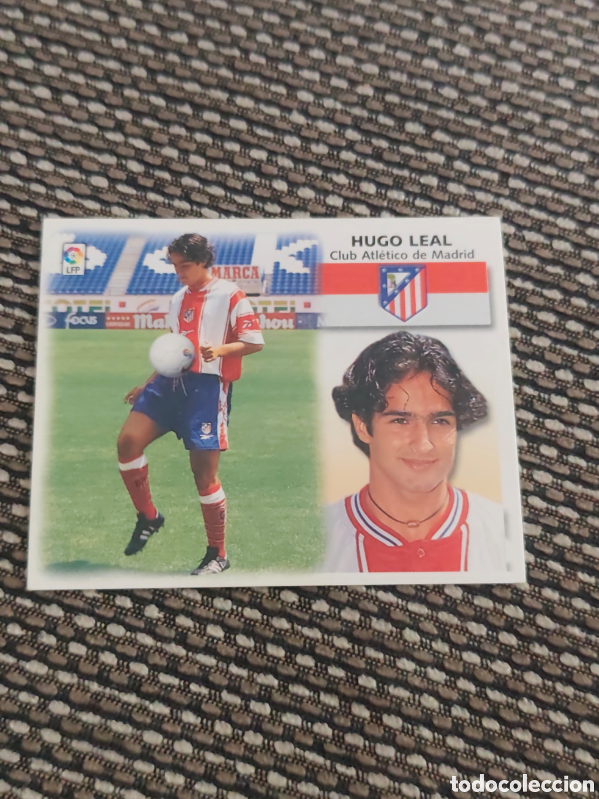 Cromos de f&uacute;tbol: COLOCA HUGO LEAL ATL&Eacute;TICO MADRID EDICIONES ESTE 1999 2000