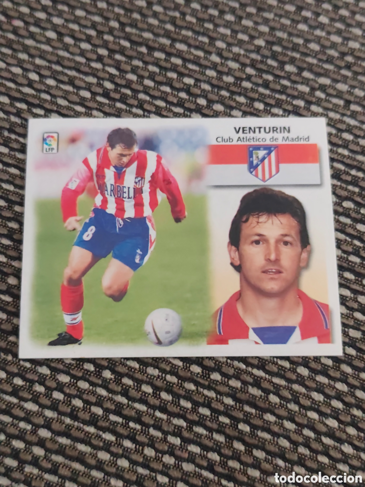 Cromos de f&uacute;tbol: COLOCA VENTURIN ATL&Eacute;TICO MADRID EDICIONES ESTE 1999 2000