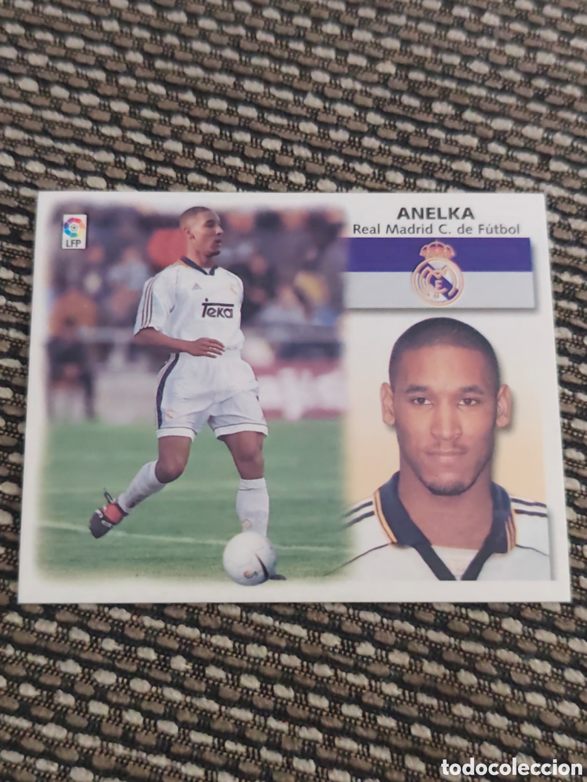Cromos de f&uacute;tbol: COLOCA ANELKA REAL MADRID EDICIONES ESTE 1999 2000