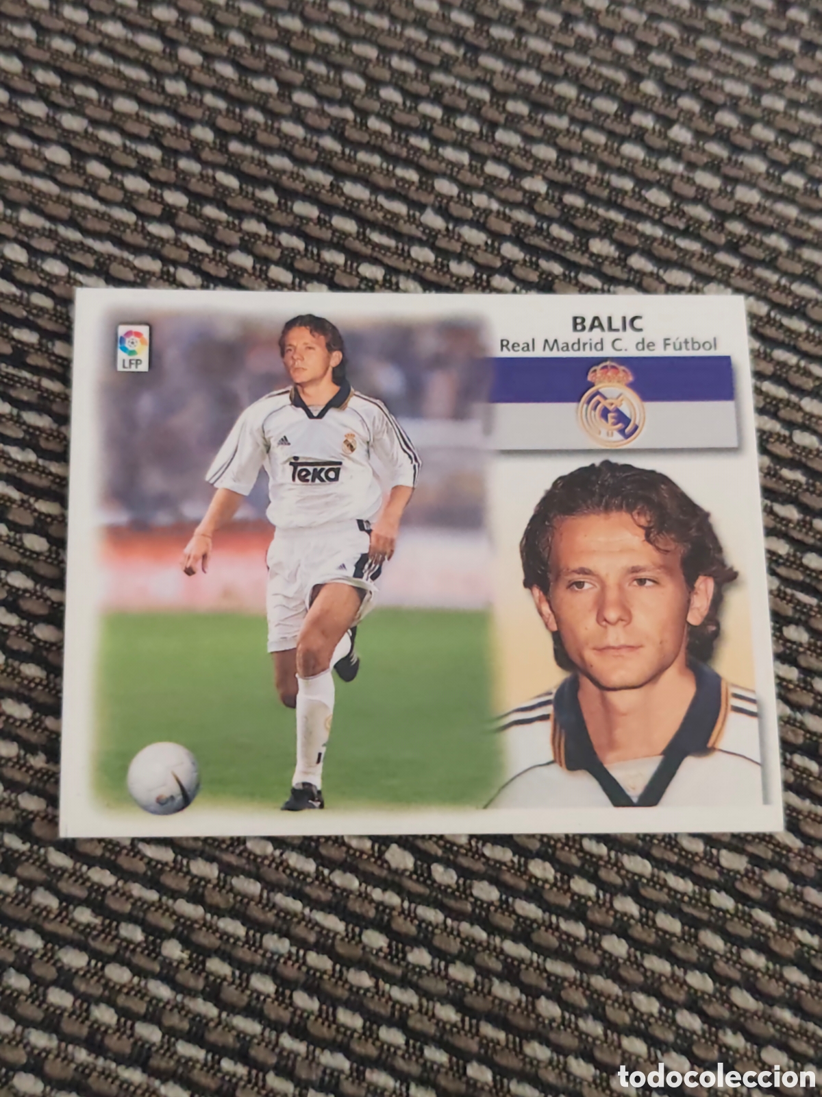 Cromos de f&uacute;tbol: COLOCA BALIC REAL MADRID EDICIONES ESTE 1999 2000