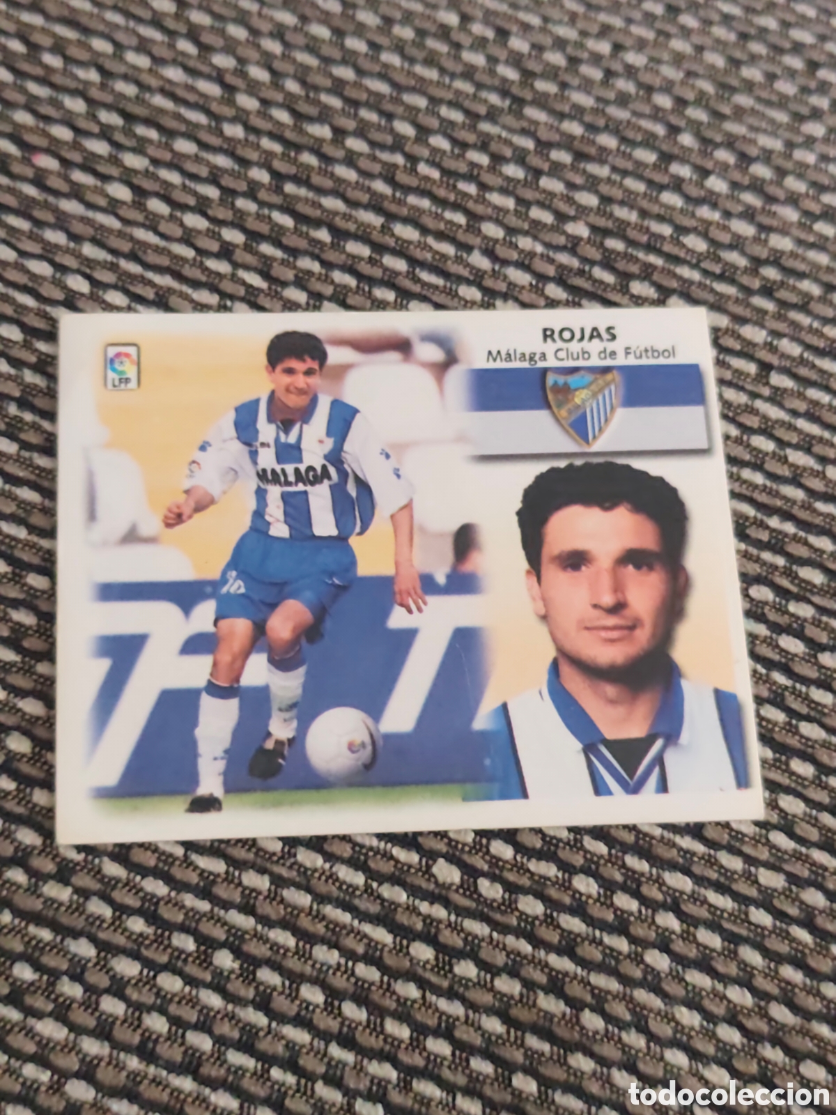 Cromos de f&uacute;tbol: COLOCA ROJAS M&Aacute;LAGA EDICIONES ESTE 1999 2000
