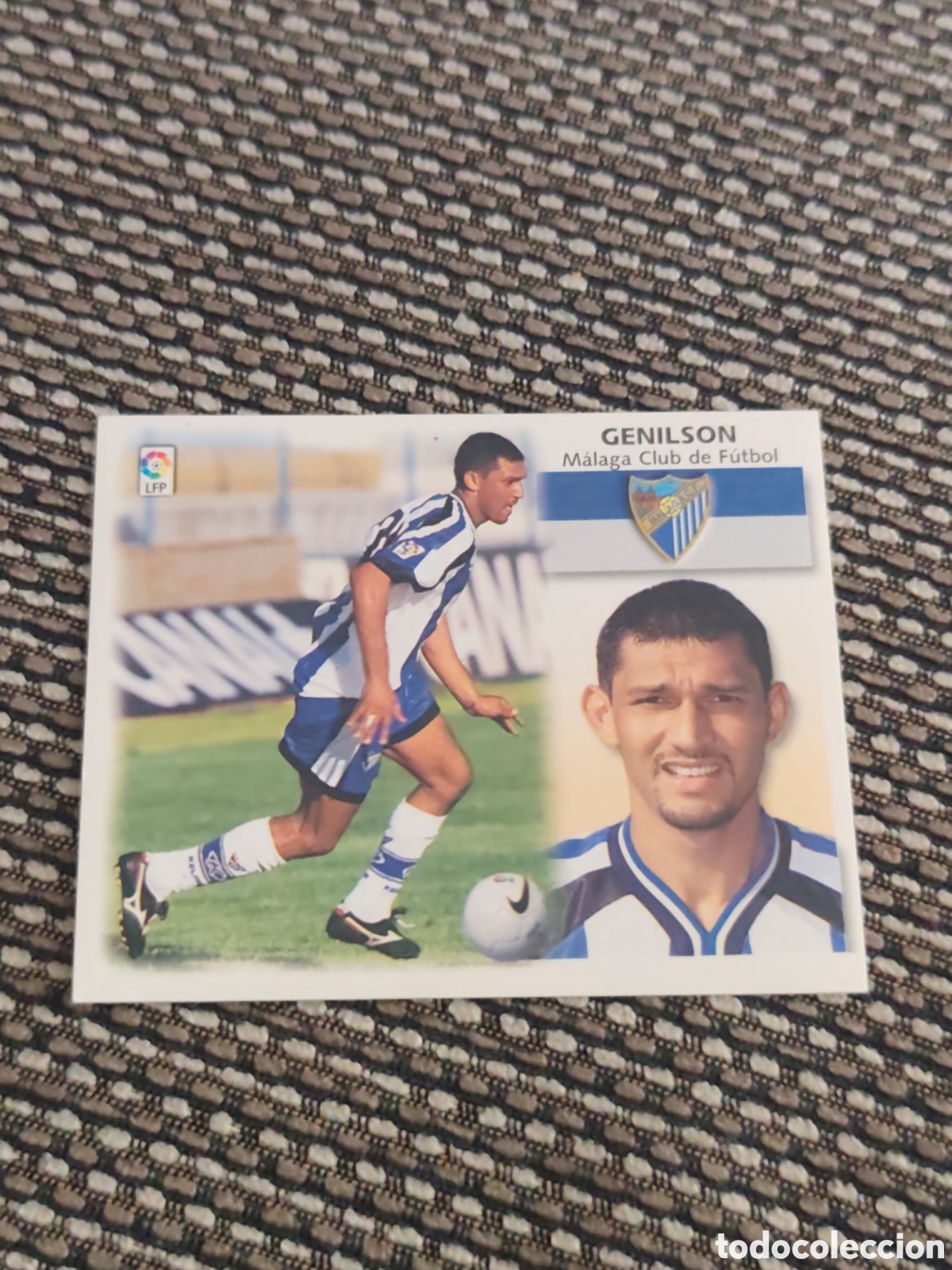 Cromos de f&uacute;tbol: COLOCA GENILSON M&Aacute;LAGA EDICIONES ESTE 1999 2000