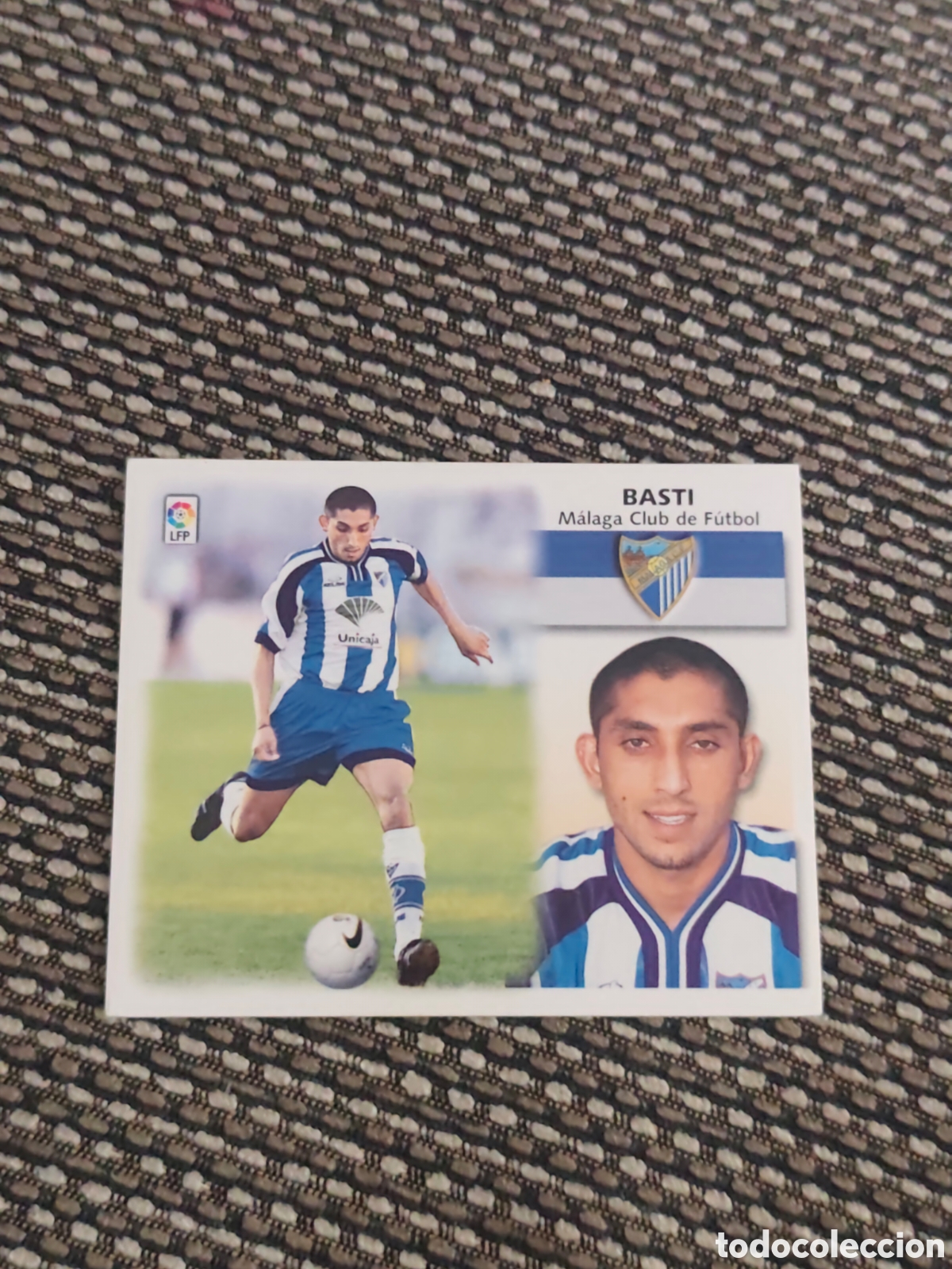 Cromos de f&uacute;tbol: COLOCA BASTI M&Aacute;LAGA EDICIONES ESTE 1999 2000