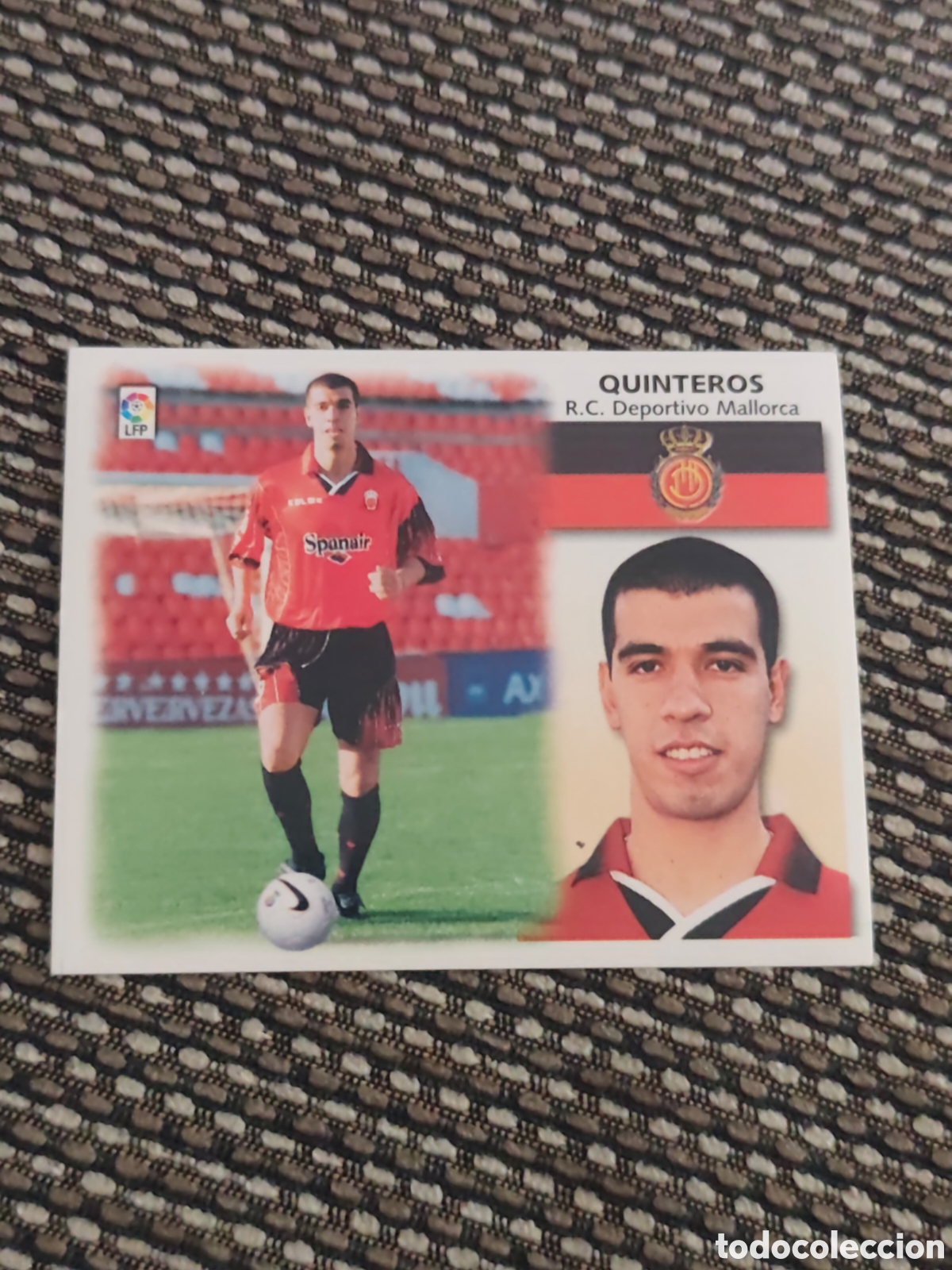 Cromos de f&uacute;tbol: COLOCA QUINTEROS REAL MALLORCA EDICIONES ESTE 1999 2000