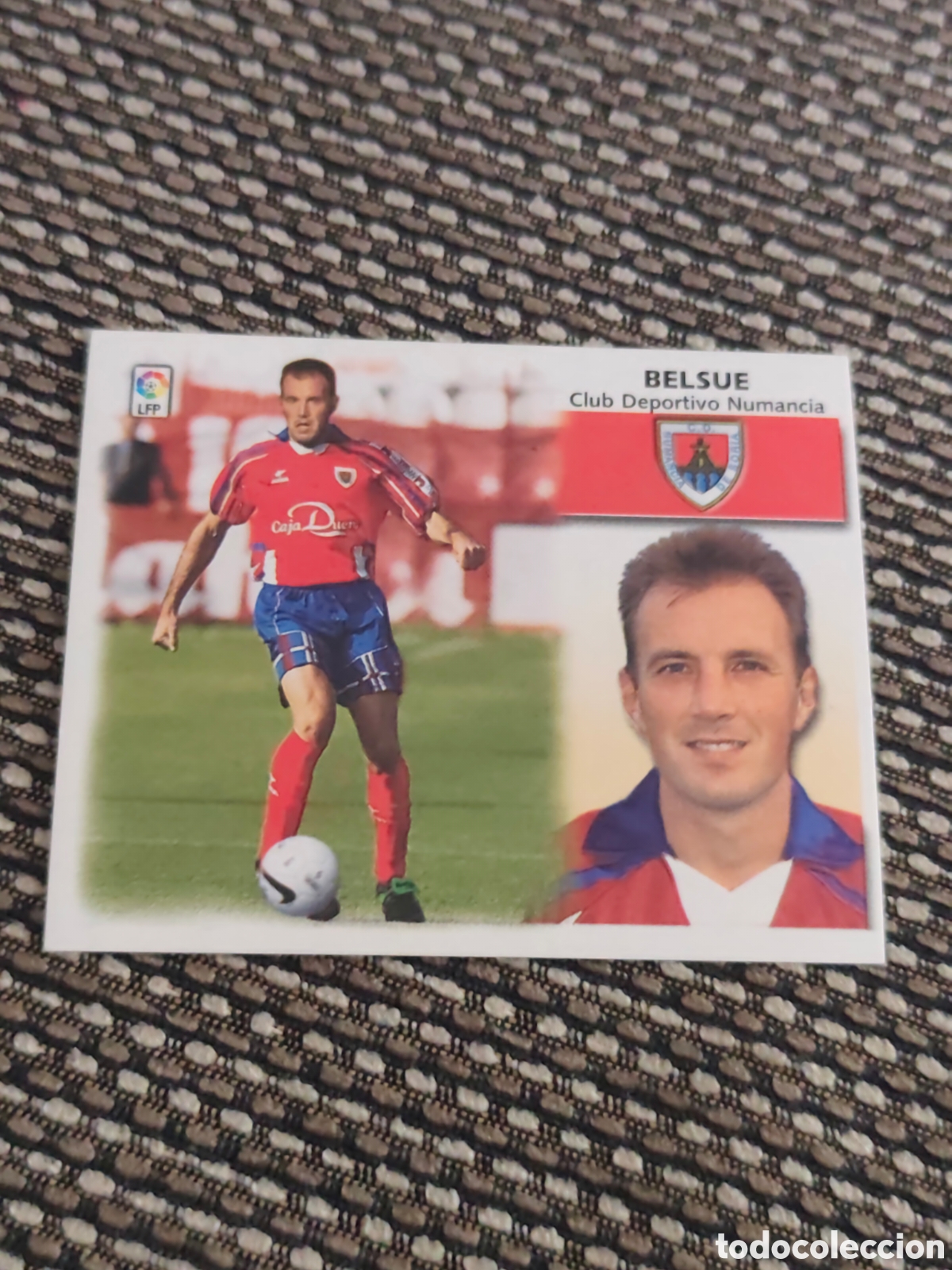 Cromos de f&uacute;tbol: COLOCA BELSUE NUMANCIA EDICIONES ESTE 1999 2000