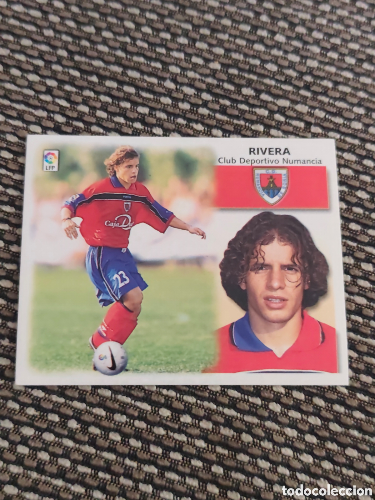 Cromos de f&uacute;tbol: COLOCA RIVERA NUMANCIA EDICIONES ESTE 1999 2000