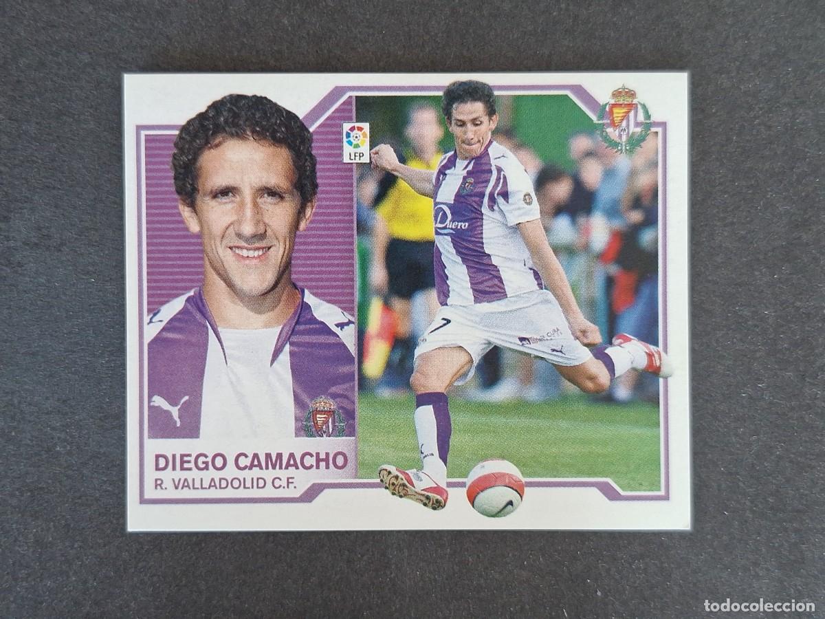 Cartes &agrave; collectionner de Football: L6 DIEGO CAMACHO REAL VALLADOLID COLOCA LIGA ESTE 2007 2008 07 08 NUNCA PEGADO SIN PEGAR