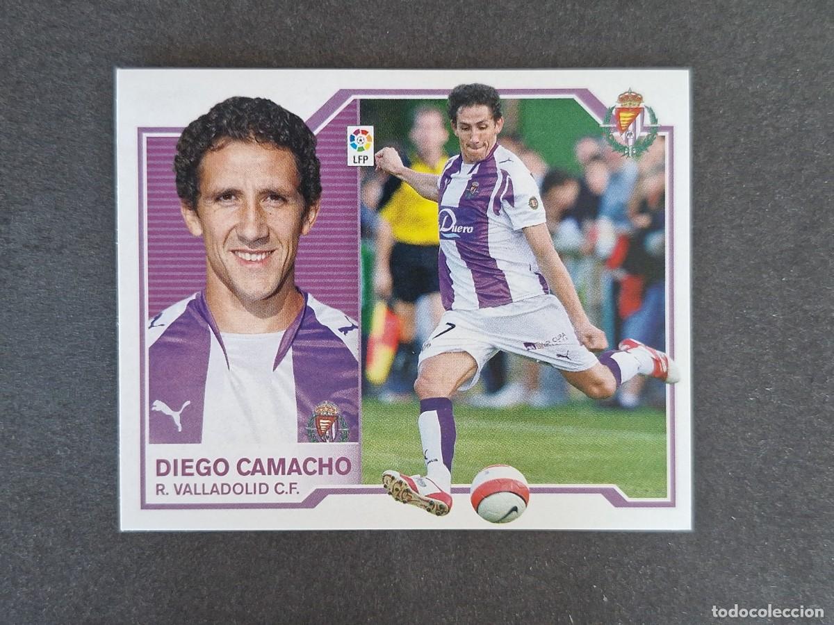 Cartes &agrave; collectionner de Football: L6 DIEGO CAMACHO REAL VALLADOLID COLOCA LIGA ESTE 2007 2008 07 08 NUNCA PEGADO SIN PEGAR