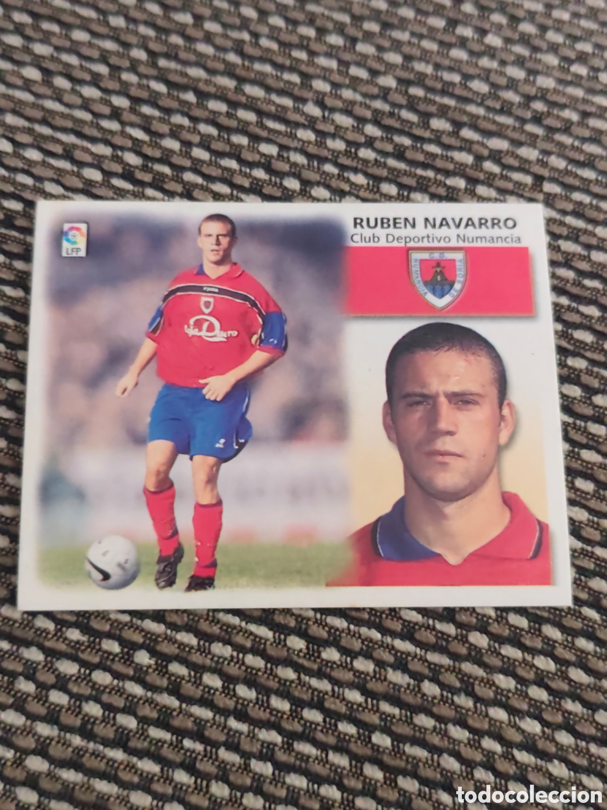 Cartes &agrave; collectionner de Football: COLOCA RUB&Eacute;N NAVARRO NUMANCIA EDICIONES ESTE 1999 2000