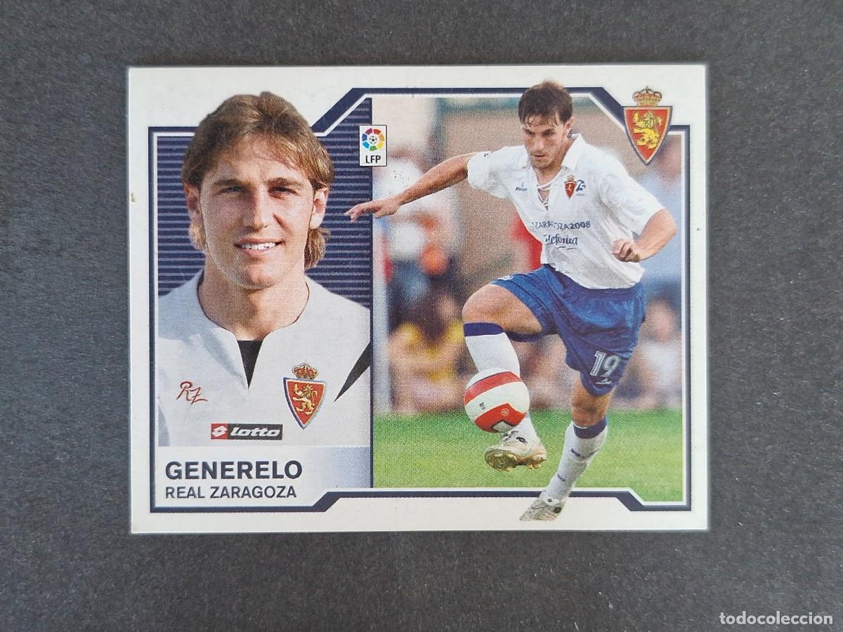 Cartes &agrave; collectionner de Football: L6 GENERELO REAL ZARAGOZA COLOCA LIGA ESTE 2007 2008 07 08 NUNCA PEGADO SIN PEGAR