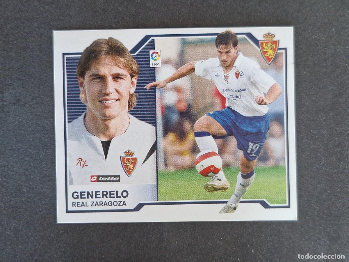 Cartes &agrave; collectionner de Football: L6 GENERELO REAL ZARAGOZA COLOCA LIGA ESTE 2007 2008 07 08 NUNCA PEGADO SIN PEGAR