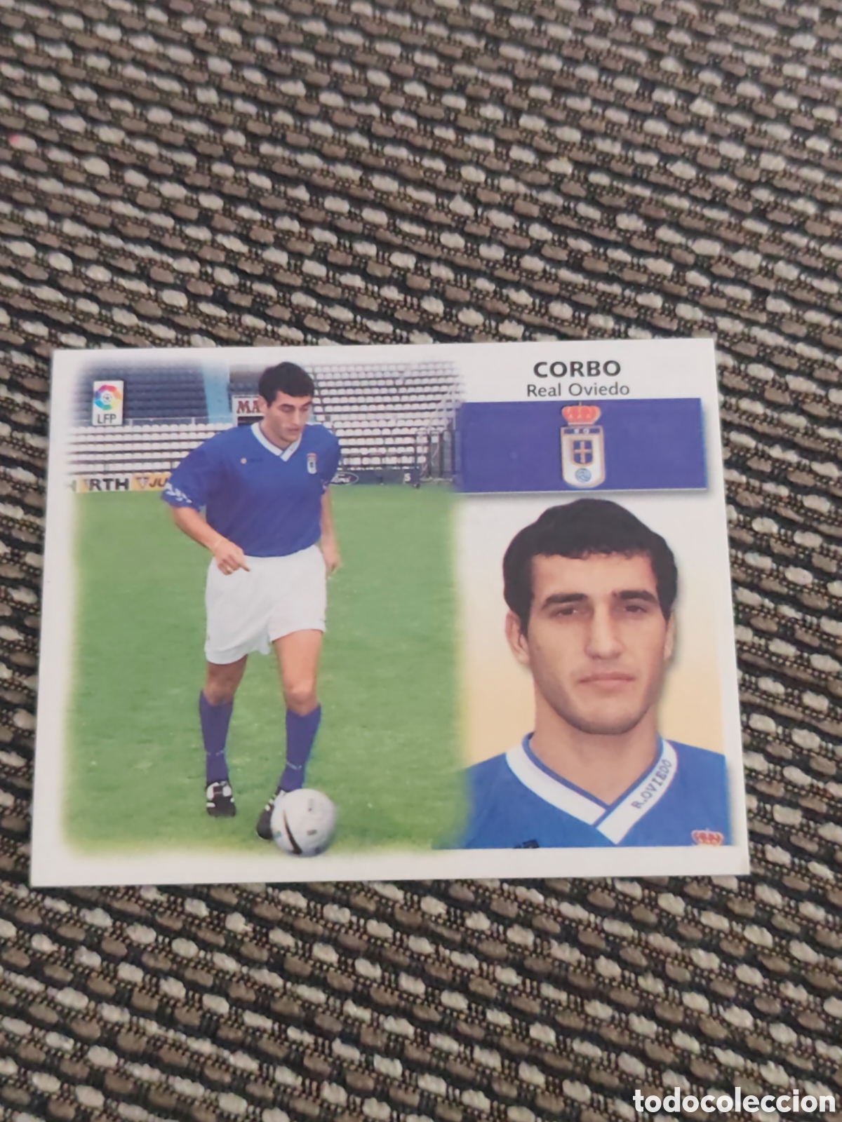 Cartes &agrave; collectionner de Football: COLOCA CORBO REAL OVIEDO EDICIONES ESTE 1999 2000