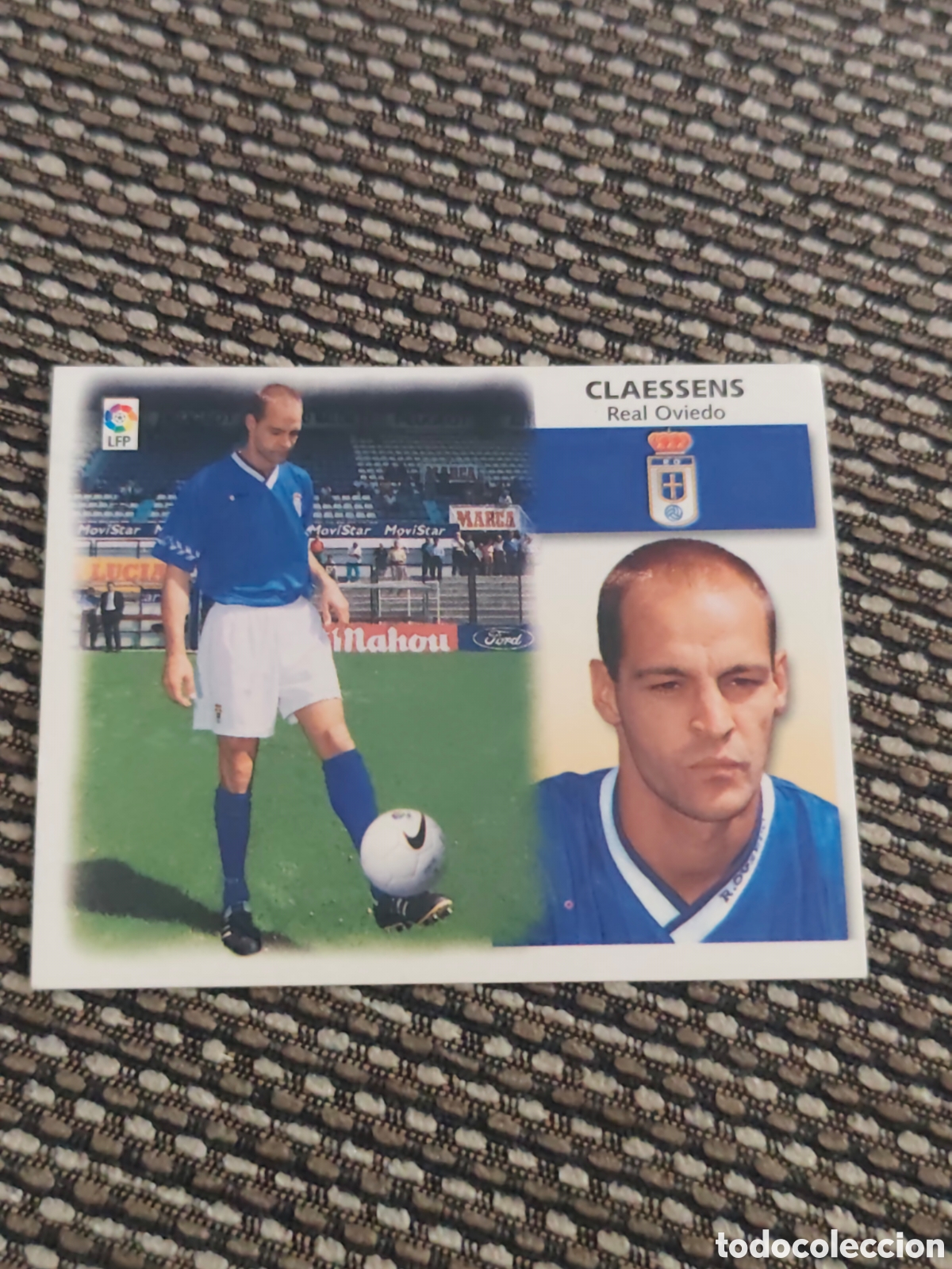 Cromos de f&uacute;tbol: COLOCA CLAESSENS REAL OVIEDO EDICIONES ESTE 1999 2000
