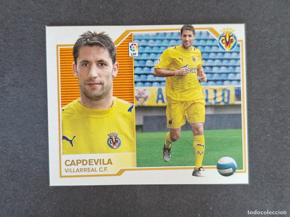 Cromos de f&uacute;tbol: L6 CAPDEVILA VILLARREAL C. F. FICHAJE 5 LIGA ESTE 2007 2008 07 08 NUNCA PEGADO SIN PEGAR