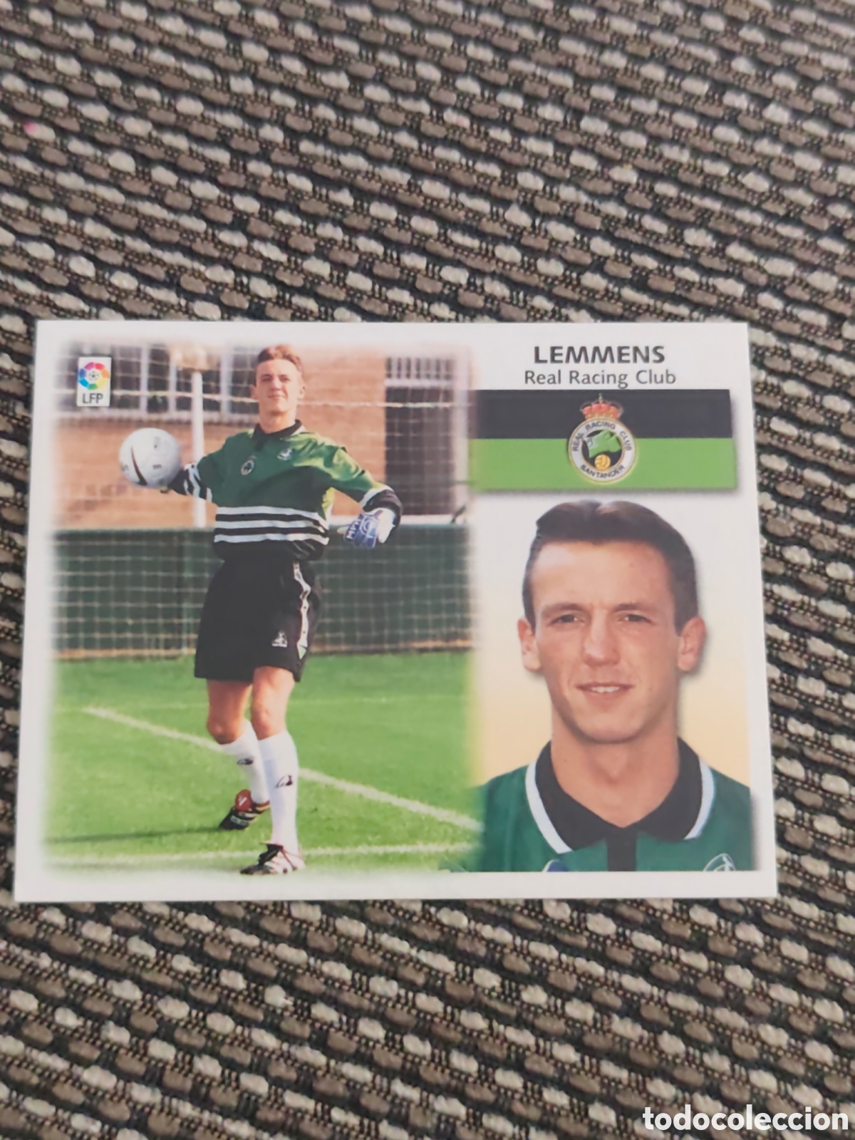 Cromos de f&uacute;tbol: COLOCA LEMMENS RACING SANTANDER EDICIONES ESTE 1999 2000