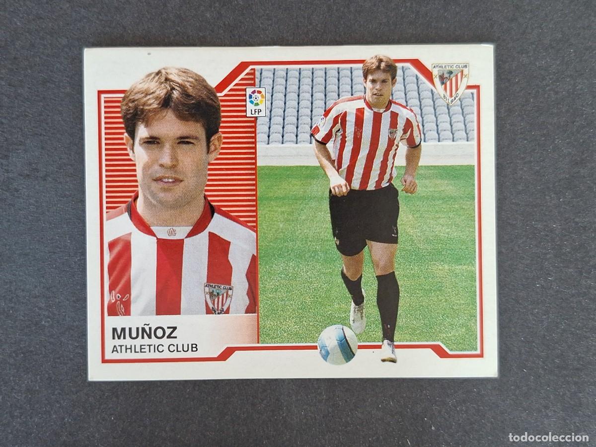Cromos de f&uacute;tbol: L6 MU&Ntilde;OZ ATHLETIC CLUB DE BILBAO FICHAJE 11 LIGA ESTE 2007 2008 07 08 NUNCA PEGADO SIN PEGAR