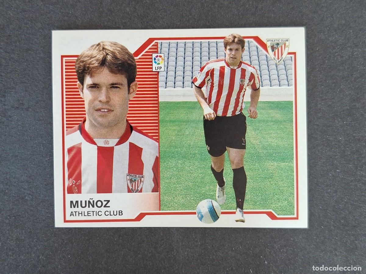 Cromos de f&uacute;tbol: L6 MU&Ntilde;OZ ATHLETIC CLUB DE BILBAO FICHAJE 11 LIGA ESTE 2007 2008 07 08 NUNCA PEGADO SIN PEGAR