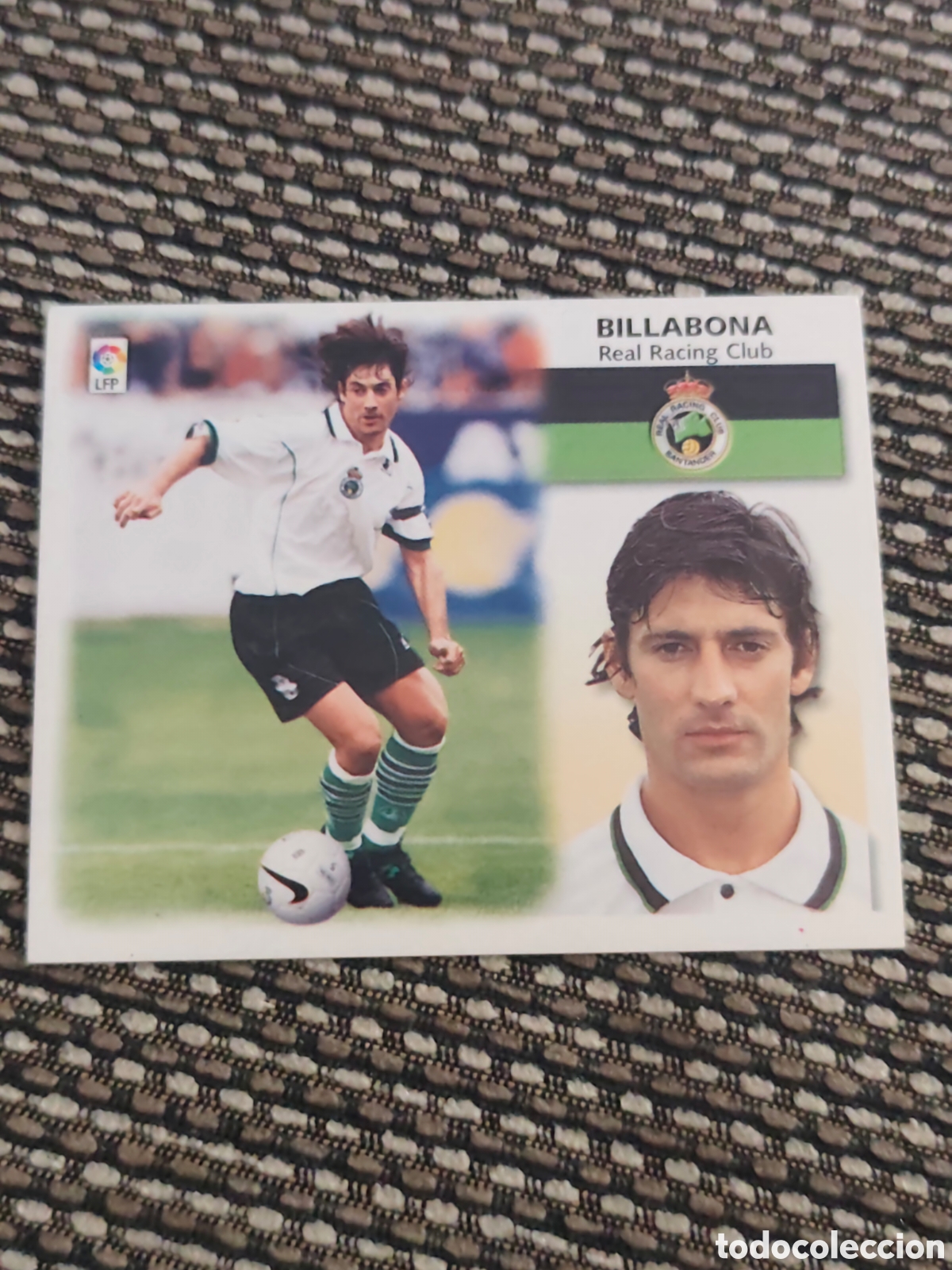 Cromos de f&uacute;tbol: COLOCA BILLABONA RACING SANTANDER EDICIONES ESTE 1999 2000