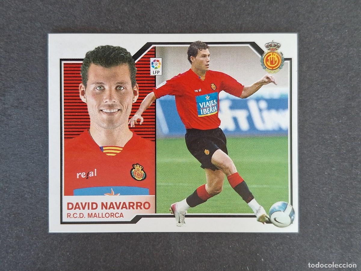 Cromos de f&uacute;tbol: L6 DAVID NAVARRO R. C. D. MALLORCA FICHAJE 21 LIGA ESTE 2007 2008 07 08 NUNCA PEGADO SIN PEGAR