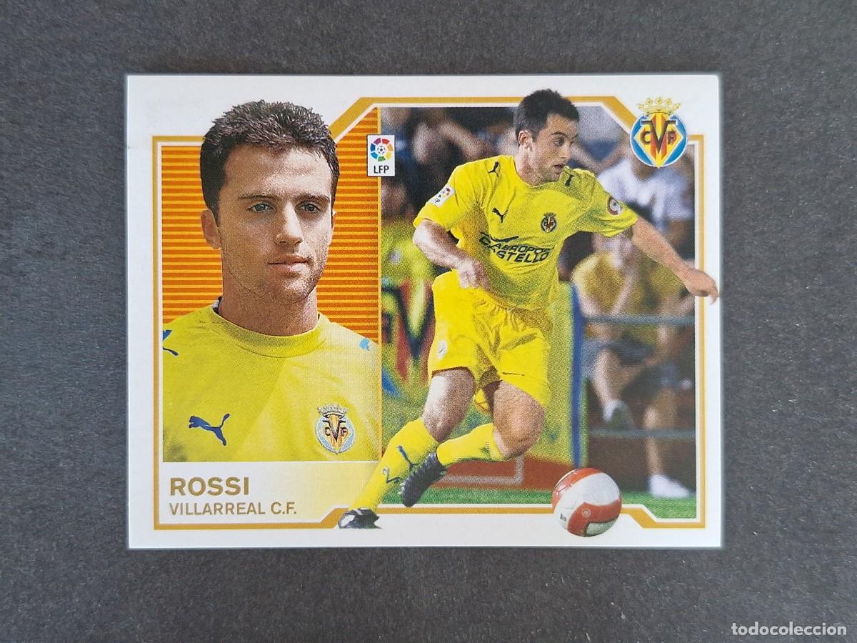 Football Stickers: L6 ROSSI VILLARREAL C. F. FICHAJE 30 LIGA ESTE 2007 2008 07 08 NUNCA PEGADO SIN PEGAR