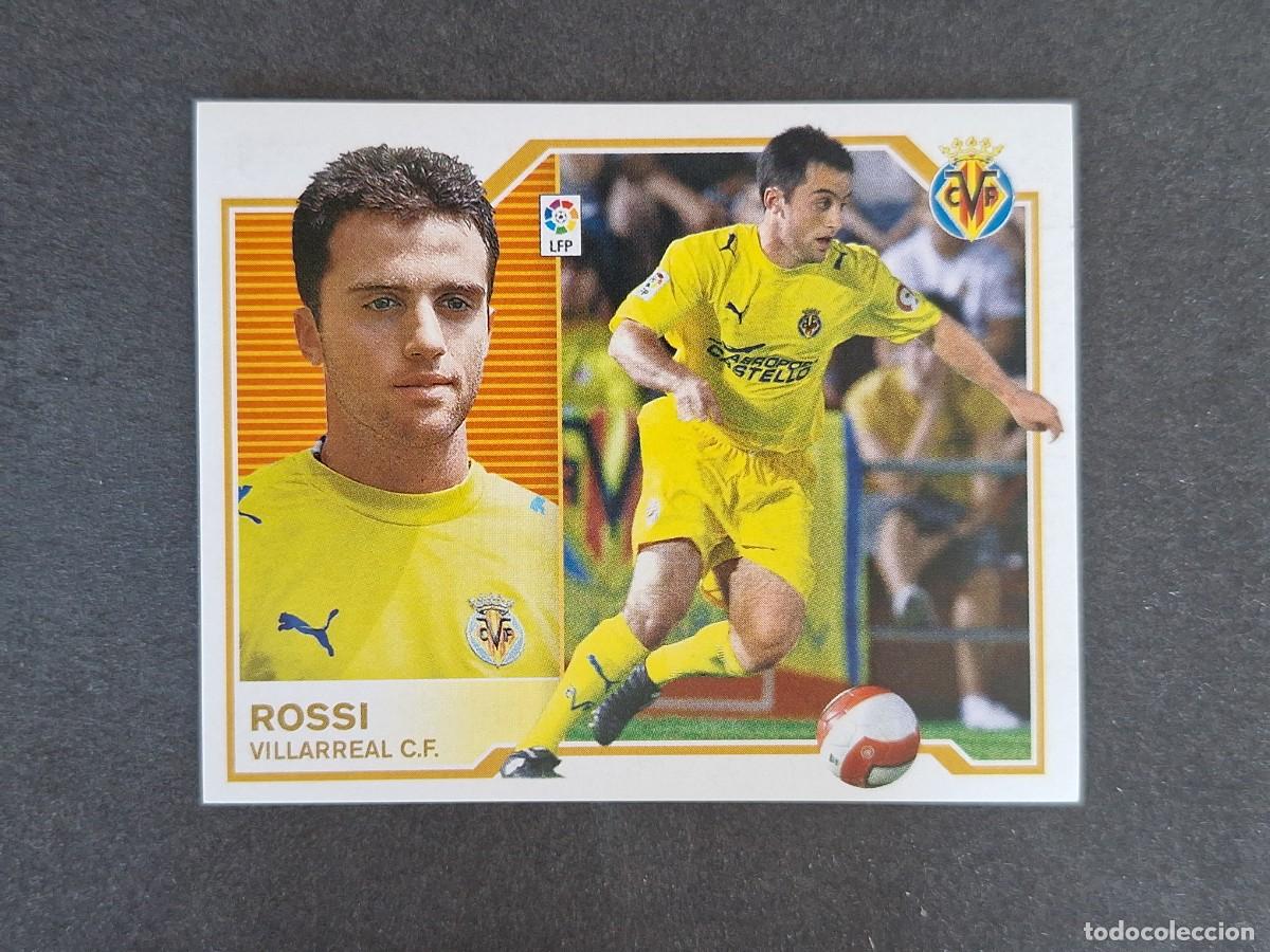 Football Stickers: L6 ROSSI VILLARREAL C. F. FICHAJE 30 LIGA ESTE 2007 2008 07 08 NUNCA PEGADO SIN PEGAR