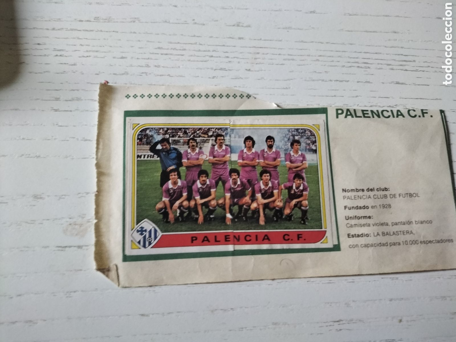 Fu&szlig;ball-Sticker: Cromos Palencia CF Futbol 84 Panini