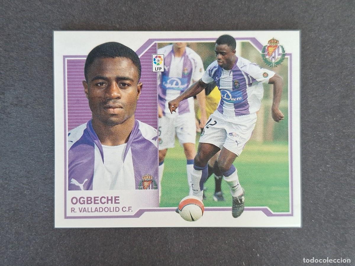 Cromos de f&uacute;tbol: L6 OGBECHE REAL VALLADOLID FICHAJE 33 LIGA ESTE 2007 2008 07 08 NUNCA PEGADO SIN PEGAR