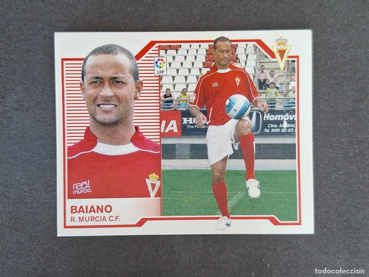 Cromos de f&uacute;tbol: L6 BAIANO REAL MURCIA C. F. FICHAJE 34 LIGA ESTE 2007 2008 07 08 NUNCA PEGADO SIN PEGAR