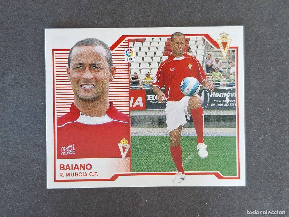 Cromos de f&uacute;tbol: L6 BAIANO REAL MURCIA C. F. FICHAJE 34 LIGA ESTE 2007 2008 07 08 NUNCA PEGADO SIN PEGAR