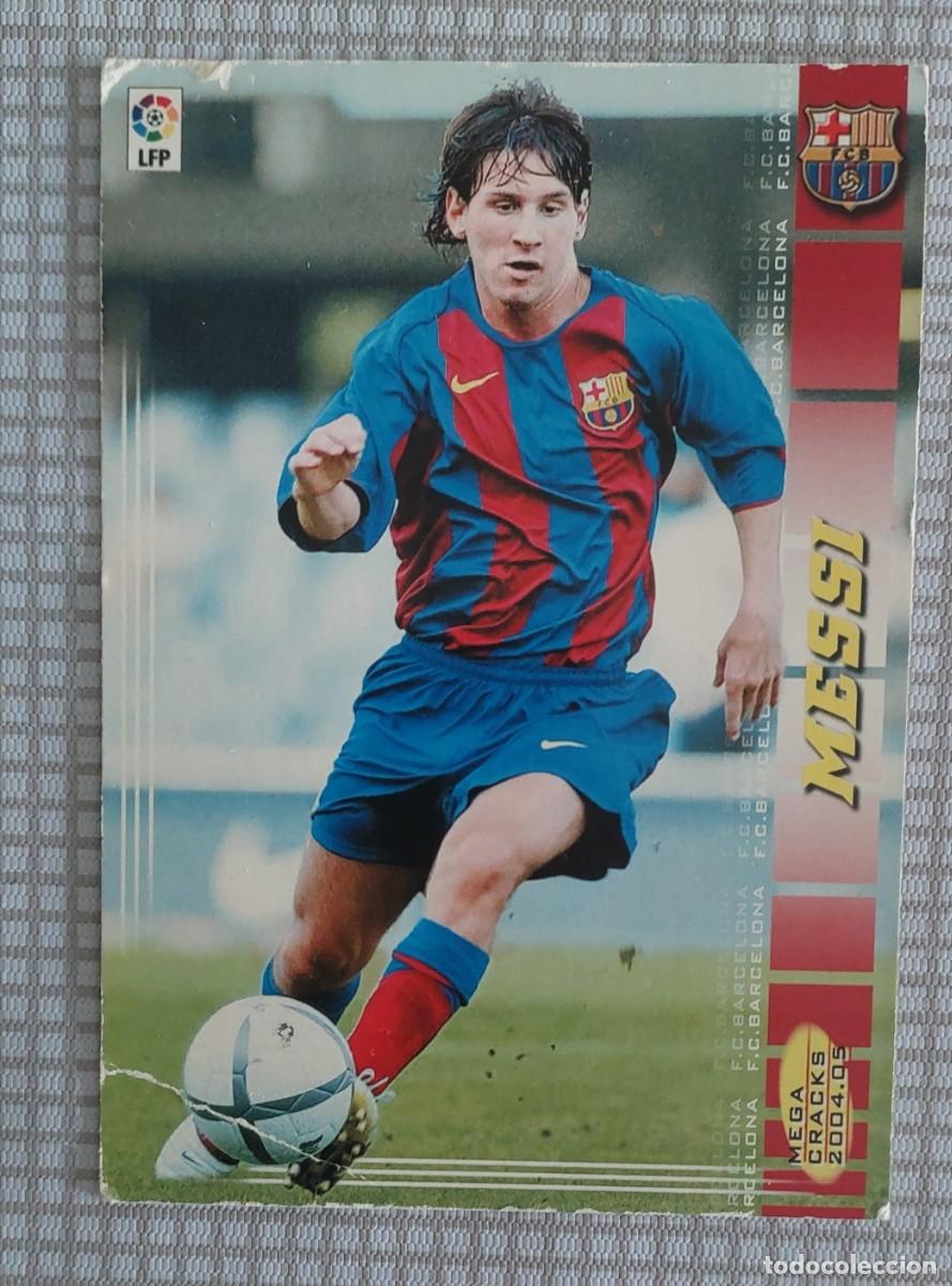 Cromos de f&uacute;tbol: Cromo 71 bis Mega Cracks Leo Messi 2004-2005