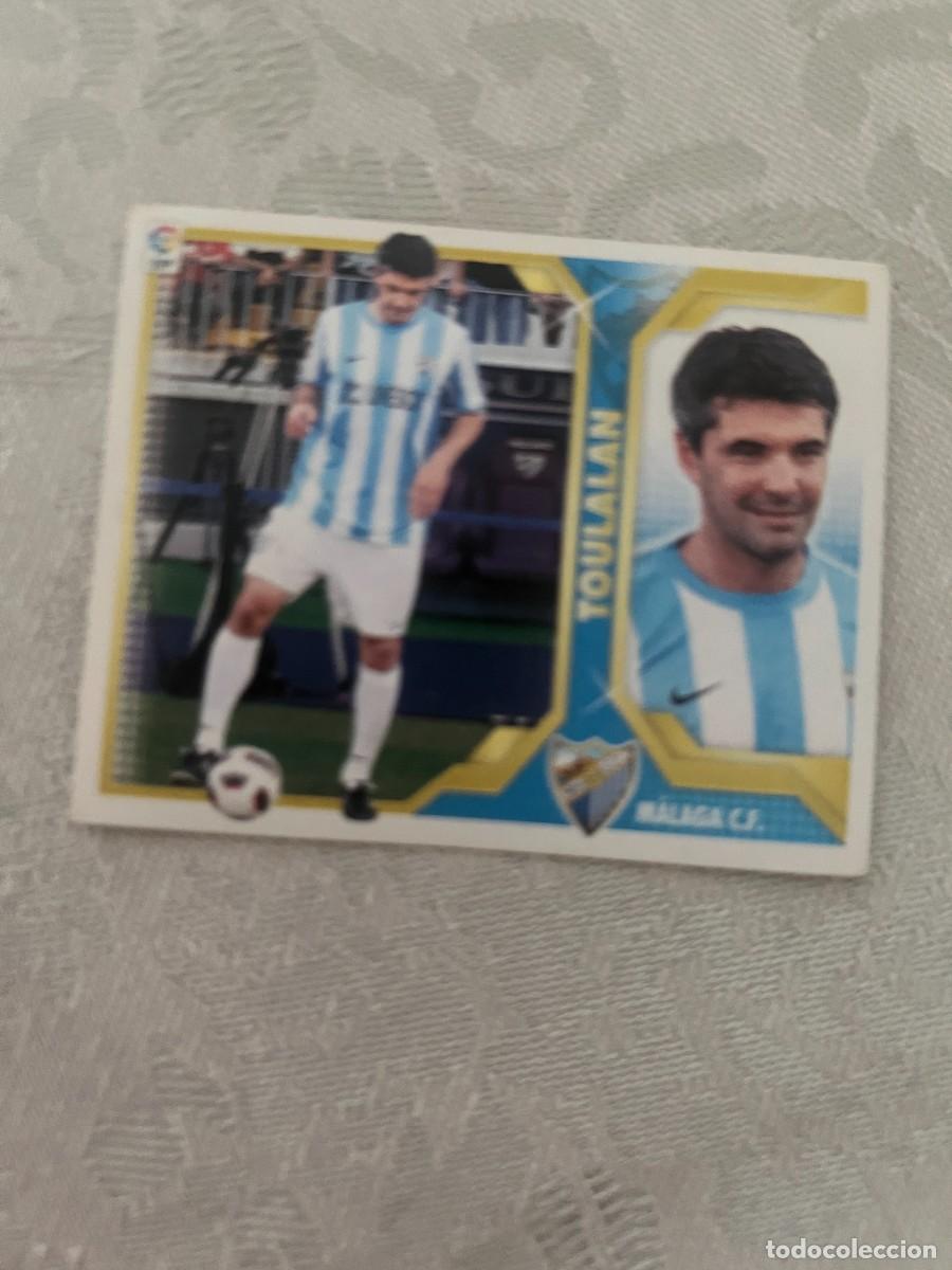 Cromos de f&uacute;tbol: TOULALAN M&Aacute;LAGA FICHAJE 4 SIN PEGAR ALBUM ESTE LIGA 2011 - 2012