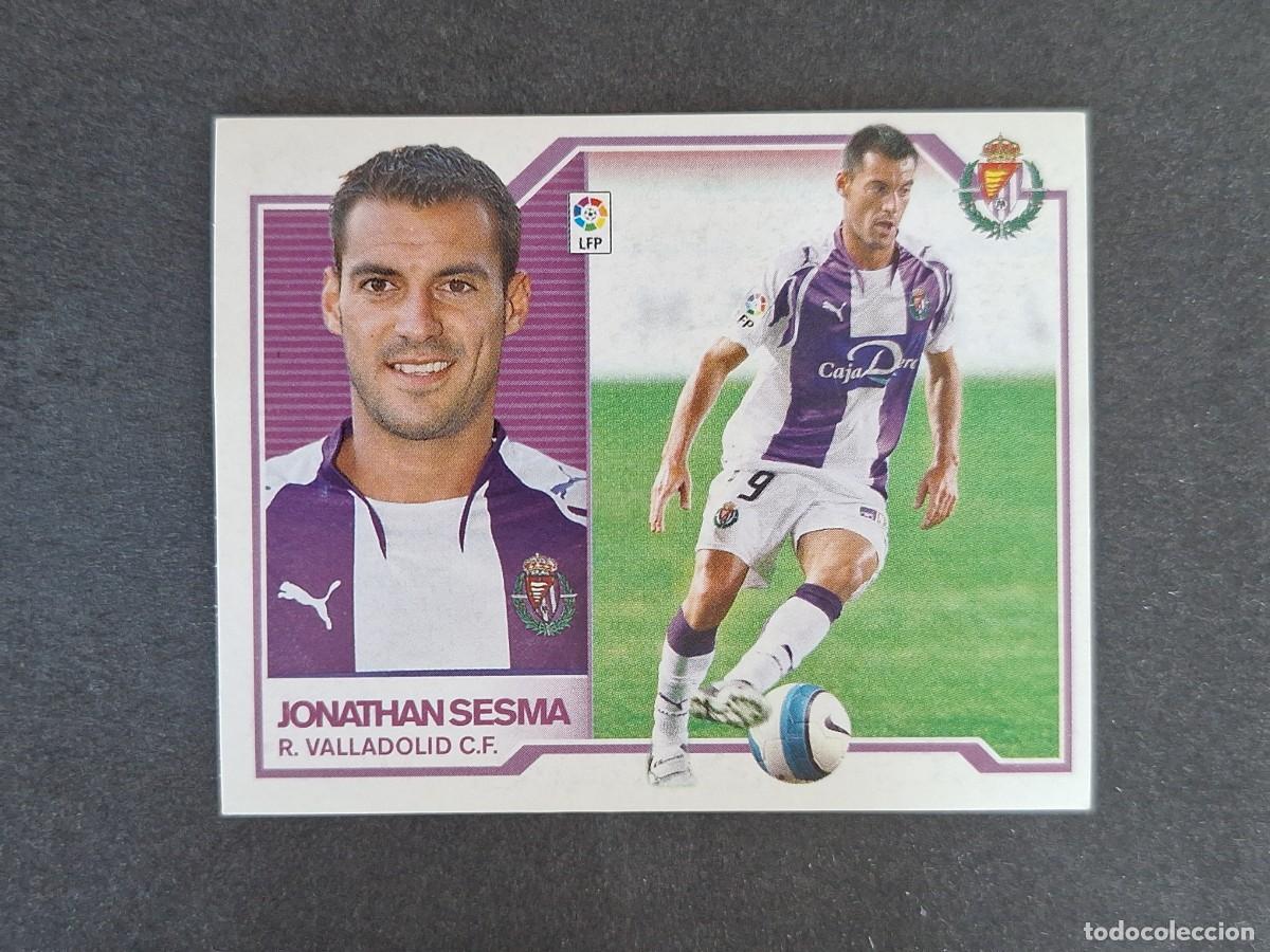 Cromos de f&uacute;tbol: L6 JONATHAN SESMA REAL VALLADOLID FICHAJE 43 LIGA ESTE 2007 2008 07 08 NUNCA PEGADO SIN PEGAR