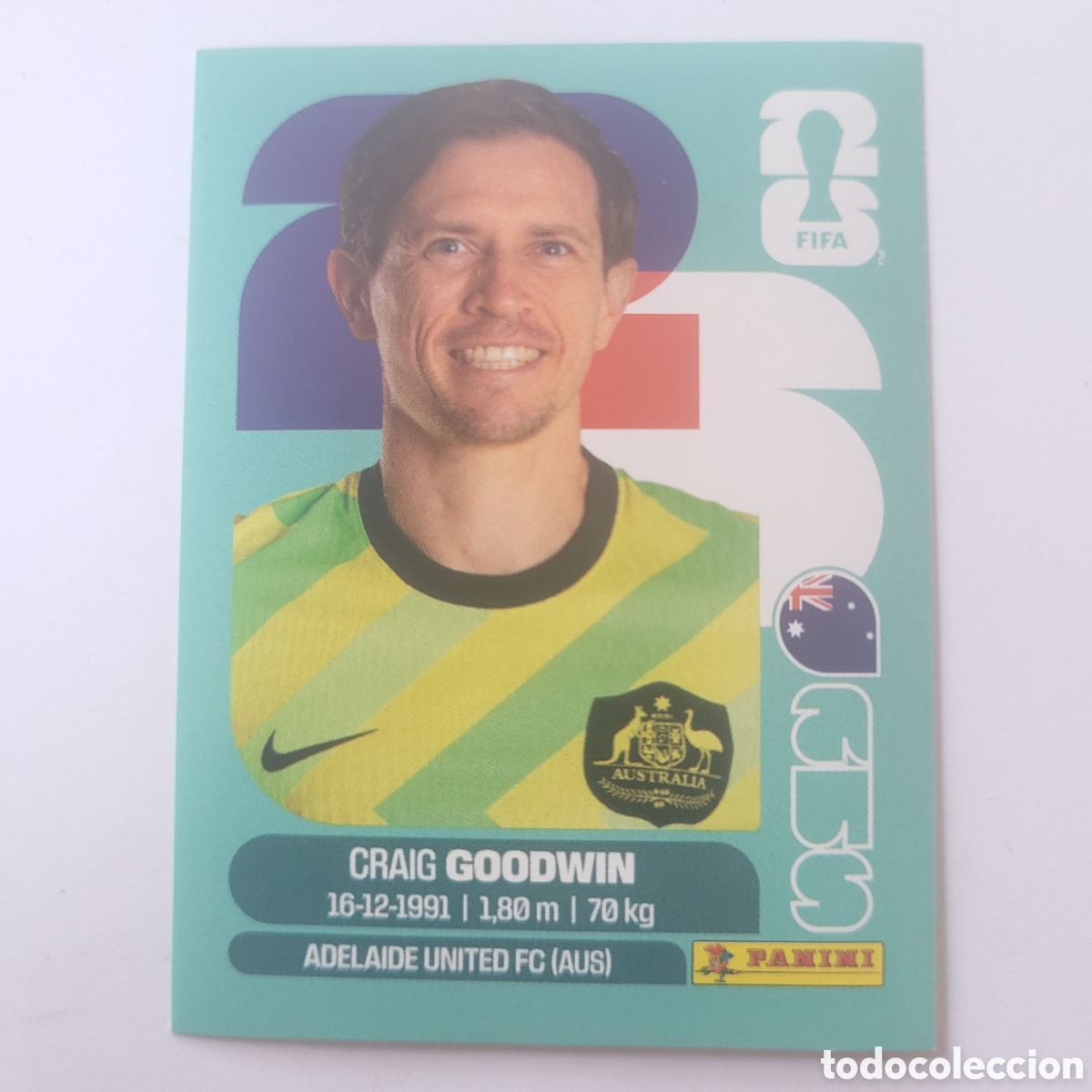 Cromos de f&uacute;tbol: AUS 17 Craig Goodwin / FIFA World Cup 2026