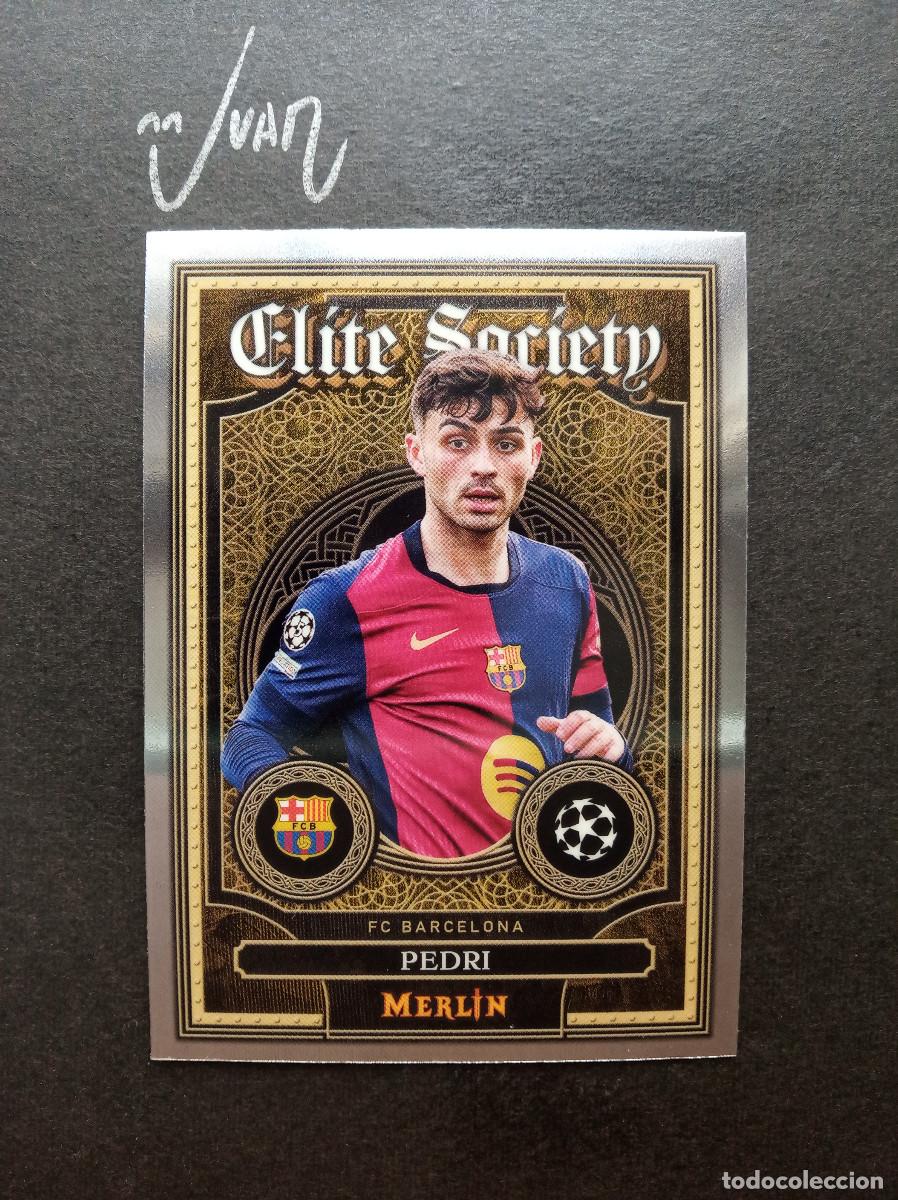 Cromos de f&uacute;tbol: 7 ELITE SOCIETY PEDRI BARCELONA ESPA&Ntilde;A MUNDIAL 2026 ⚽ TOPPS &reg; CHROME MERLIN UCC UEFA 2024 2025 24 25