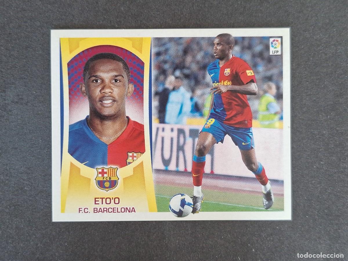 Cartes &agrave; collectionner de Football: L4 ETO'O F. C. BARCELONA LIGA ESTE 2009 2010 09 10 NUNCA PEGADO SIN PEGAR