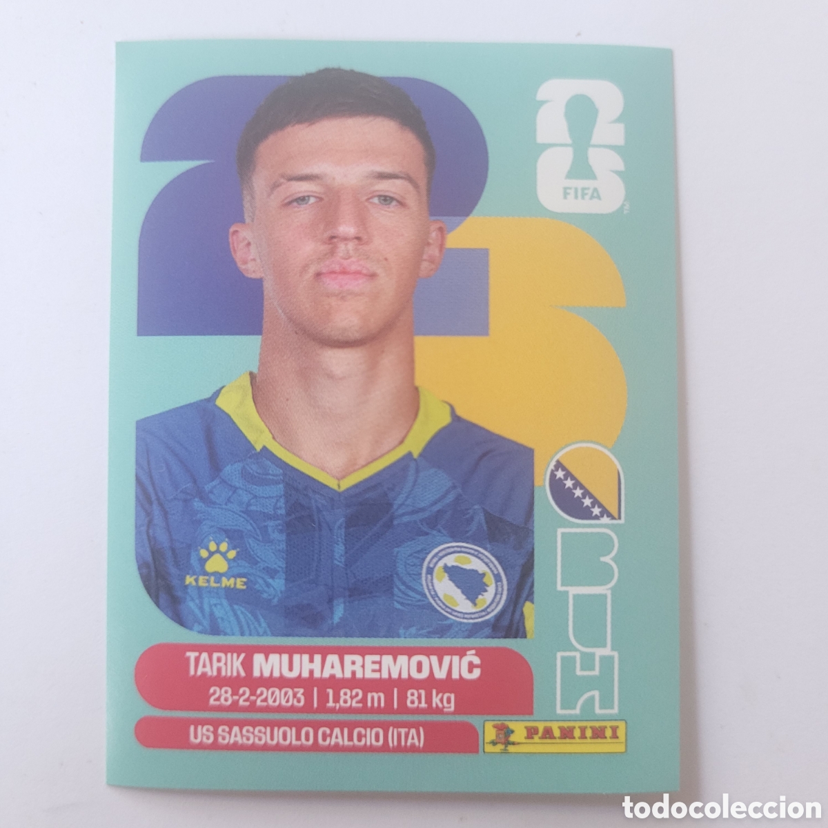 Fu&szlig;ball-Sticker: BIH 5 Tarik Muharemovic [Sticker] / FIFA World Cup 2026