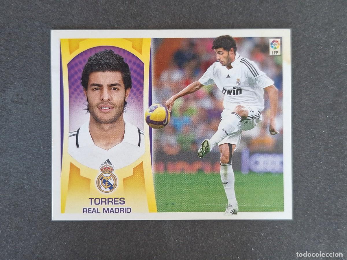 Fu&szlig;ball-Sticker: L4 TORRES REAL MADRID LIGA ESTE 2009 2010 09 10 NUNCA PEGADO SIN PEGAR