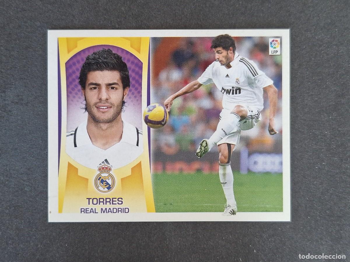Fu&szlig;ball-Sticker: L4 TORRES REAL MADRID LIGA ESTE 2009 2010 09 10 NUNCA PEGADO SIN PEGAR