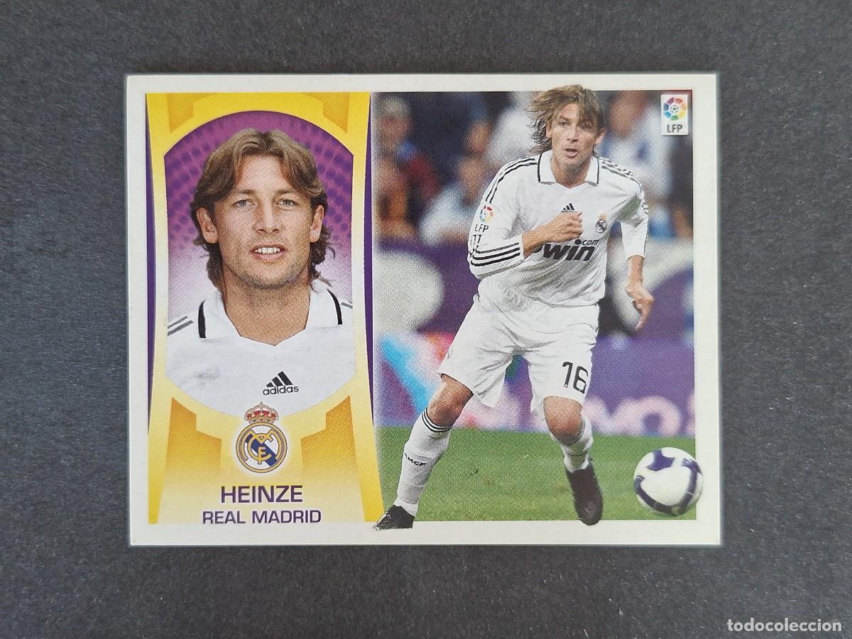 Fu&szlig;ball-Sticker: L4 HEINZE REAL MADRID LIGA ESTE 2009 2010 09 10 NUNCA PEGADO SIN PEGAR