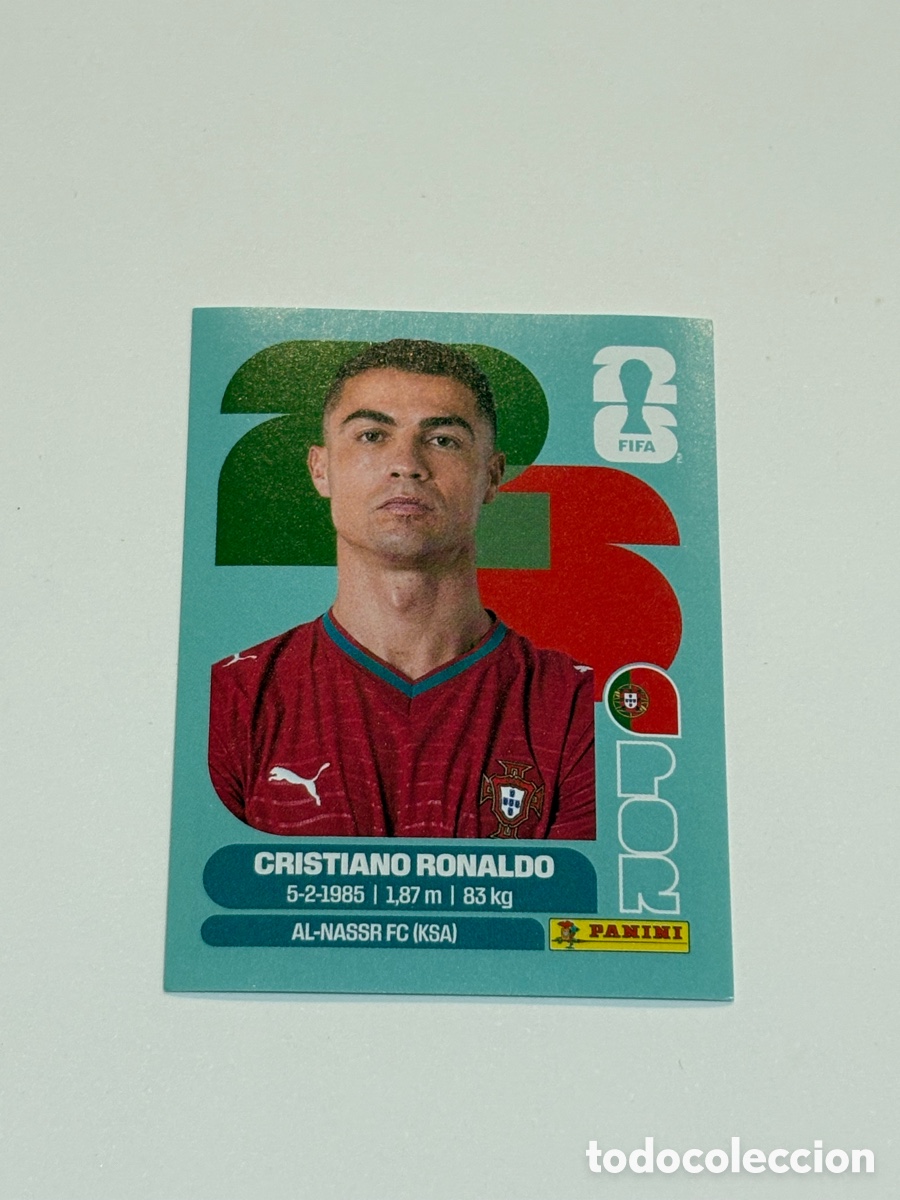 Cromos de f&uacute;tbol: Cristiano Ronaldo Por 15 Portugal CROMO STICKER PANINI FIFA WORLD CUP 2026