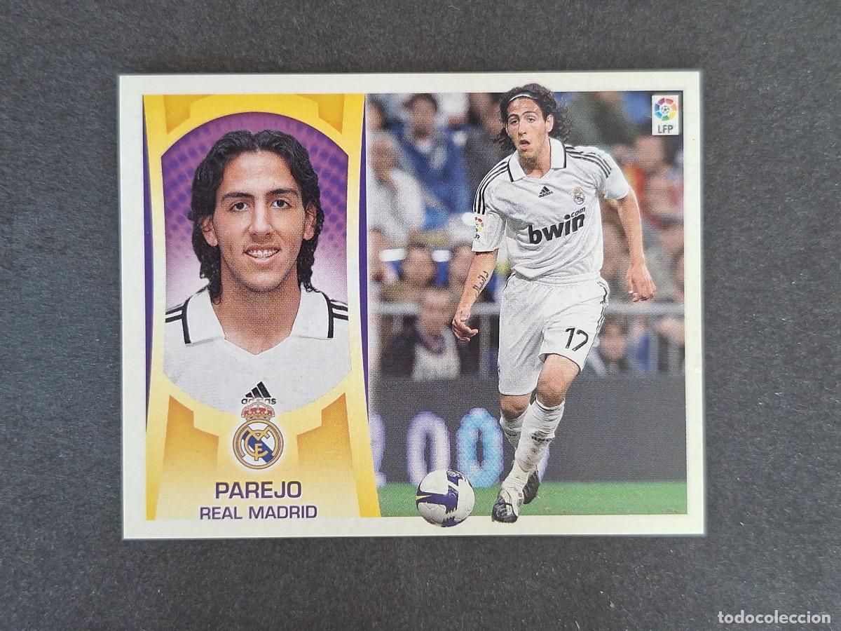 Cromos de f&uacute;tbol: L4 PAREJO REAL MADRID LIGA ESTE 2009 2010 09 10 NUNCA PEGADO SIN PEGAR